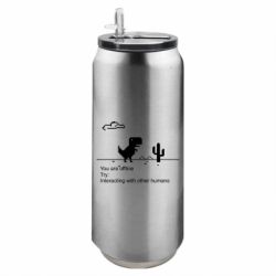 Термобанка 500ml Internet Dinosaur - FATLINE Термобанка 500ml Internet Dinosaur