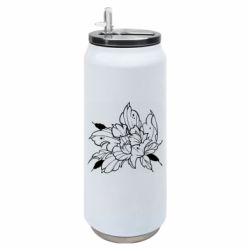 Термобанка 500ml Peony in oriental style - FATLINE Термобанка 500ml Peony in oriental style