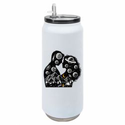 Термобанка 500ml Влюбленная пара. Космос - FATLINE Термобанка 500ml Влюбленная пара. Космос