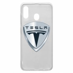 Чехол из раздела Автомобилистам Tesla Corp для Samsung A20 - FATLINE Чехол из раздела Автомобилистам Tesla Corp для Samsung A20