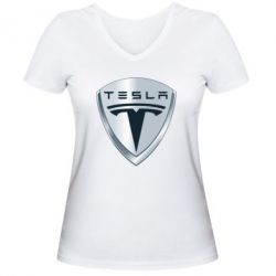 Жіночі футболки з V-подібним вирізом