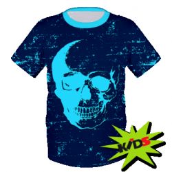 Дитяча футболка 3D Texture and skull - FATLINE Дитяча футболка 3D Texture and skull