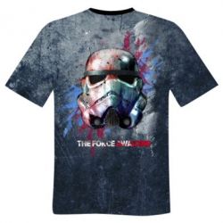 Мужская 3D футболка The force Awakens