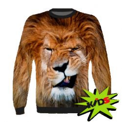 Дитячий 3D світшот The Lion's Look - FATLINE Дитячий 3D світшот The Lion's Look