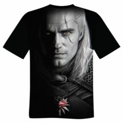 Чоловіча 3D футболка The Witcher 2019 - FATLINE Чоловіча 3D футболка The Witcher 2019