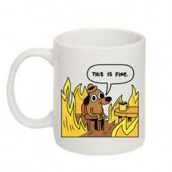 Кружка 320ml This is fine - FATLINE Кружка 320ml This is fine