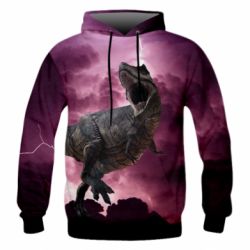 Мужская 3D худи Thunderstorm - FATLINE Мужская 3D худи Thunderstorm
