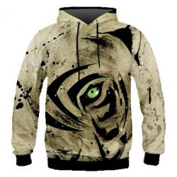 Чоловіча 3D худі Tiger art - FATLINE Чоловіча 3D худі Tiger art