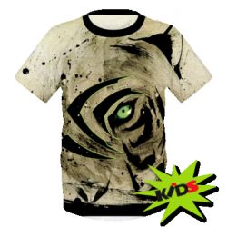 Детская 3D футболка Tiger art