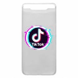 Чехол из раздела Социальные сети Tik tock glitch ring для Samsung A80 - FATLINE Чехол из раздела Социальные сети Tik tock glitch ring для Samsung A80