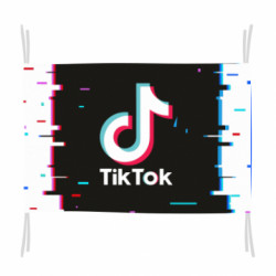 Флаг Tik tok band - FATLINE Флаг Tik tok band