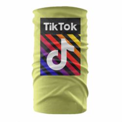 Бандана-труба Tik Tok Colorful Logo - FATLINE Бандана-труба Tik Tok Colorful Logo