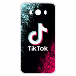 Чехол из раздела Социальные сети Tiktok spray art для Samsung J7 2016 - FATLINE Чехол из раздела Социальные сети Tiktok spray art для Samsung J7 2016