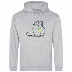 Чоловіча худі Типовий український кіт - FATLINE Чоловіча худі Типовий український кіт