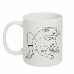 Кружка 320ml Toad with human hands - FATLINE Кружка 320ml Toad with human hands