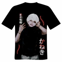 Чоловіча 3D футболка Токійський гуль 1 - FATLINE Чоловіча 3D футболка Токійський гуль 1