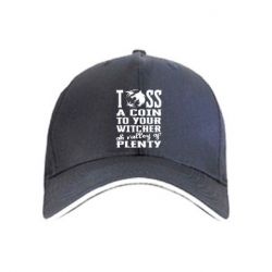 Кепка Toss a coin to your witcher oh valley of plenty - FATLINE Кепка Toss a coin to your witcher oh valley of plenty
