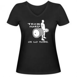 Женские футболки с V-образным вырезом - FATLINE