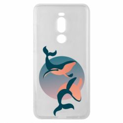 Чехол из раздела Кит Two whales для Meizu Note 8 - FATLINE Чехол из раздела Кит Two whales для Meizu Note 8