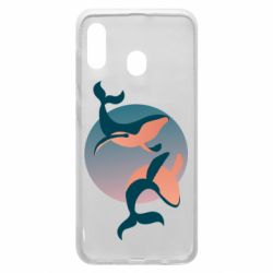Чехол из раздела Кит Two whales для Samsung A20 - FATLINE Чехол из раздела Кит Two whales для Samsung A20