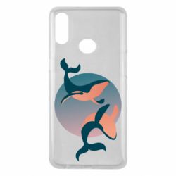 Чехол из раздела Кит Two whales для Samsung A10s - FATLINE Чехол из раздела Кит Two whales для Samsung A10s