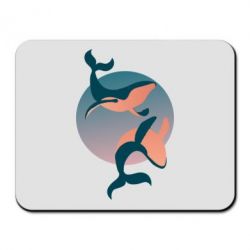 Коврик для мыши Two whales - FATLINE Коврик для мыши Two whales