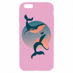 Чехол из раздела Кит Two whales для Apple iPhone 6 Plus/6S Plus - FATLINE Чехол из раздела Кит Two whales для Apple iPhone 6 Plus/6S Plus