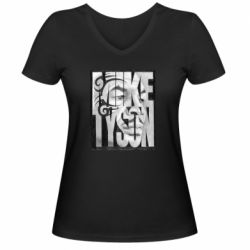 Женская футболка с V-образным вырезом Tyson Art