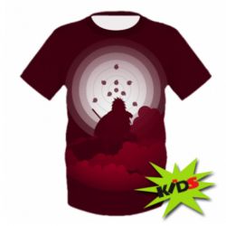 Дитяча футболка 3D Uchiha Madara - FATLINE Дитяча футболка 3D Uchiha Madara