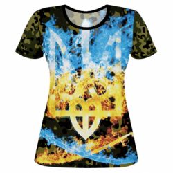 Жіноча 3D футболка Україна - FATLINE Жіноча 3D футболка Україна