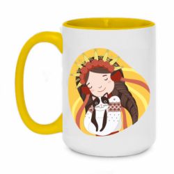 Кружки двоколірні 420ml