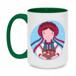 Кружки двухцветные 420ml