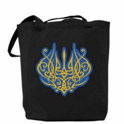 Шоппер Украинский трезубец монограмма - FATLINE Шоппер Украинский трезубец монограмма