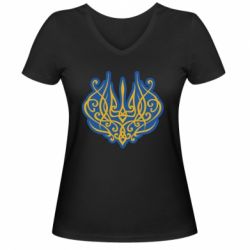 Женские футболки с V-образным вырезом - FATLINE