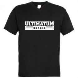 Мужская футболка  с V-образным вырезом Ultimatum Boxing