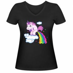 Жіночі футболки з V-подібним вирізом - FATLINE