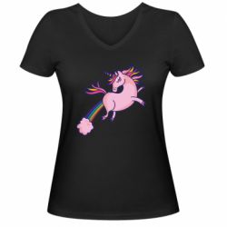 Женские футболки с V-образным вырезом