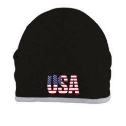 Шапка USA flag text - FATLINE Шапка USA flag text