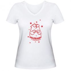 Женские футболки с V-образным вырезом - FATLINE