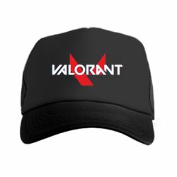 Кепка-тракер Valorant glitsh logo