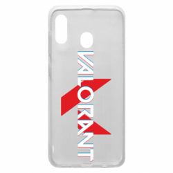 Чехол из раздела Valorant Valorant glitsh logo для Samsung A20