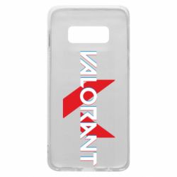 Чехол из раздела Valorant Valorant glitsh logo для Samsung S10e