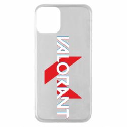 Чехол из раздела Valorant Valorant glitsh logo для Apple iPhone 11