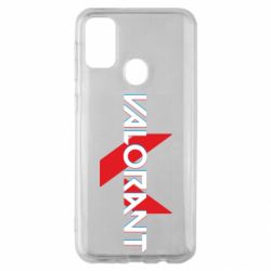 Чехол из раздела Valorant Valorant glitsh logo для Samsung M30s