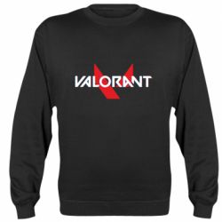 Свитшот унисекс Valorant glitsh logo