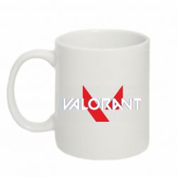 Кружка 320ml Valorant glitsh logo