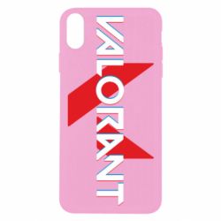 Чехол из раздела Valorant Valorant glitsh logo для Apple iPhone X/Xs