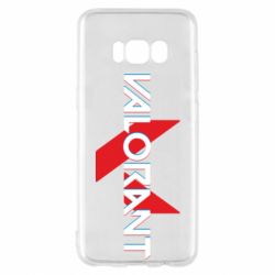 Чехол из раздела Valorant Valorant glitsh logo для Samsung S8