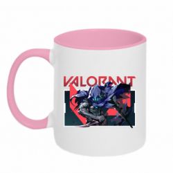 Кружка двухцветная 320ml Valorant Omen art