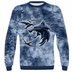 3D світшот Відьмак лого на мапі - FATLINE 3D світшот Відьмак лого на мапі